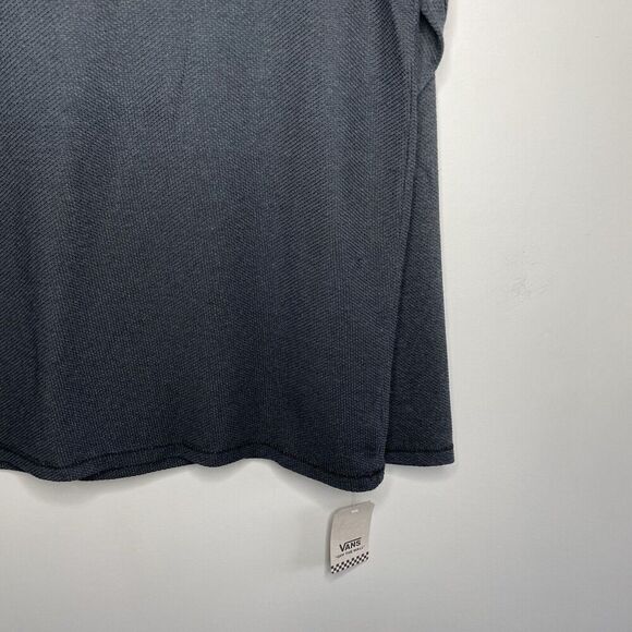 VANS Hoodie Men Medium Lightweight Sweatshirt NEW Charcoal Black Pullover - Picture 5 of 13